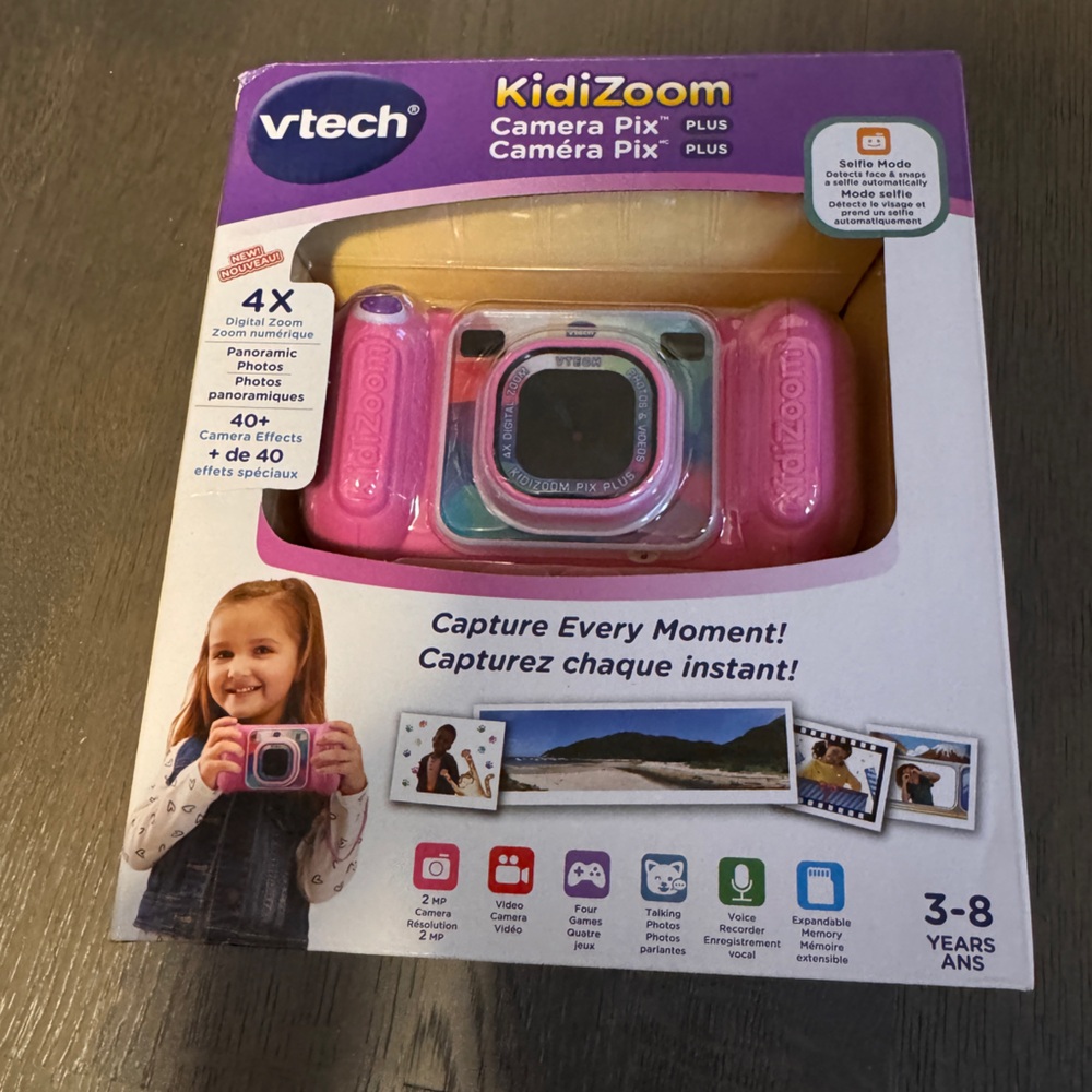 VTech KidiZoom Camera Pix Plus, Pink (brand new in box)
